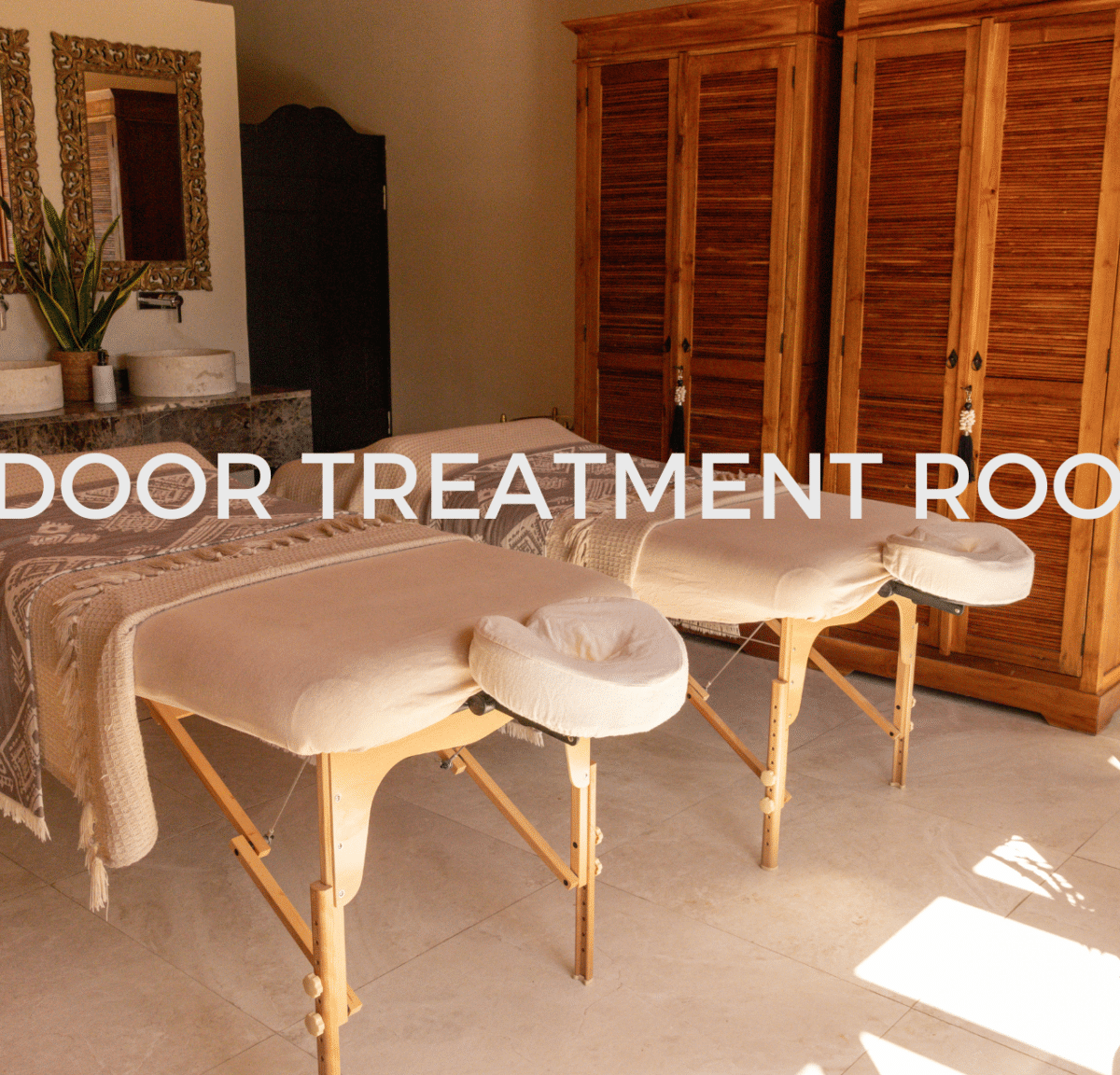 Indoor treatment room